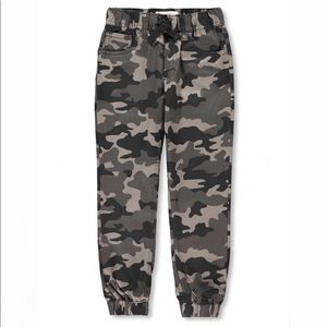 Boys Camo Jogger Twill